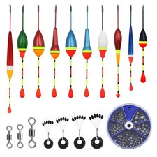 205 pcs plomb peche - peche, flotteur