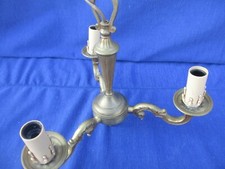 Lustre en métal bronze