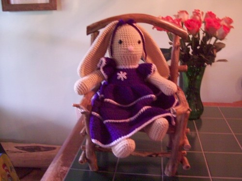 Crochet long eared inch - crochet, long-eared