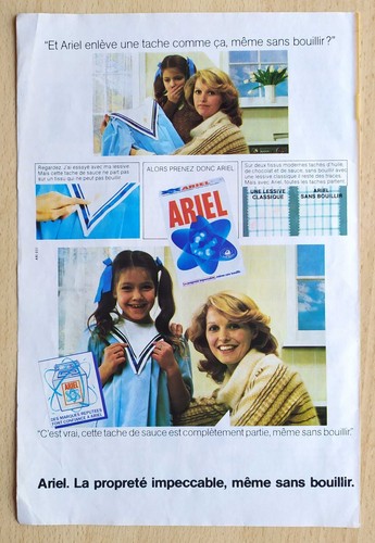 Publicité papier lessive - papier,