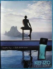 Publicité Papier - Parfum Pour Homme De Kenzo De 1996