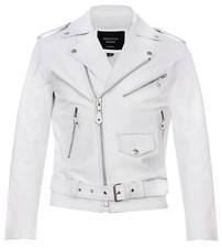 Veste motard cuir - de,