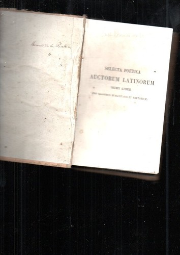 Livre selecta poetica - livre,