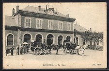 CPA Issoudun, La Gare 1917 