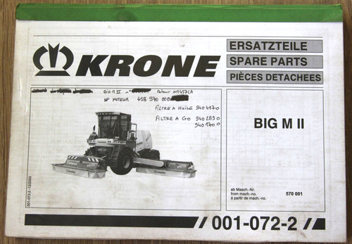 Catalogue pièces détachées