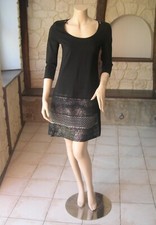 Superbe robe Déca noire 36 en excellent état !!!