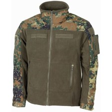 Mfh Veste En Polaire Homme Militaire Montagne Camping Combat FLECKTARN