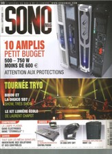 SONO MAGAZINE N°349 AMPLIS PETI BUDGET / TOURNEE TRYO / KIT LUMIERE ECOLO