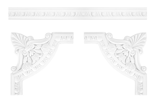 Grand decor bordure - grand, et