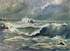 Huile sur toile de Marcel