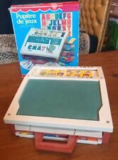 Pupitre De Jeux Fisher Price 1978 Vintage Lettres Chiffres Educatif 