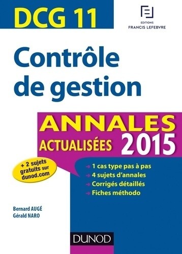 Dcg contrôle de gestion - dcg,