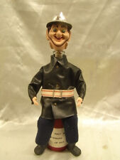 BOUTEILLE BOUCHON TETE HUMORISTIQUE SAPEUR POMPIER VINTAGE BOTTLE