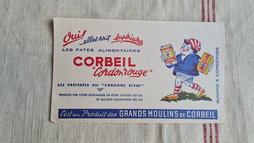 Ancien buvard publicitaire - ancien,