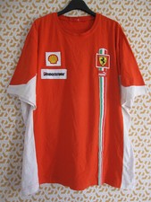 Tee Shirt Puma Ferrari rouge Bridgestone Vintage Jersey coton Homme - XXL