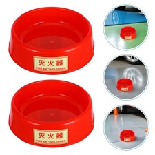  Lot de 2 supports d'extincteur fluorescents pour extincteurs de 5 à 8 kg,