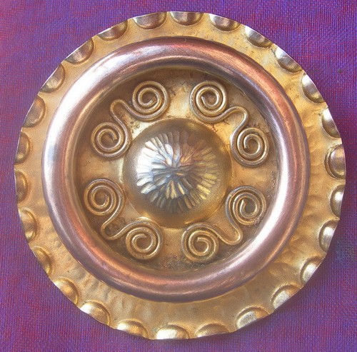 Art déco broche bouclier - déco,