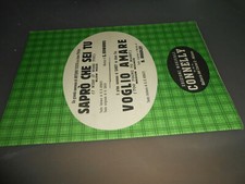 vintage sheet music SAPRO' CHE