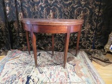 ancienne table demie lune