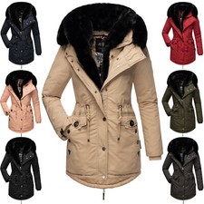 Navahoo Veste Femme Manteau Parka Hiver Doublé Fourrure Capuche Sweety Deluxe