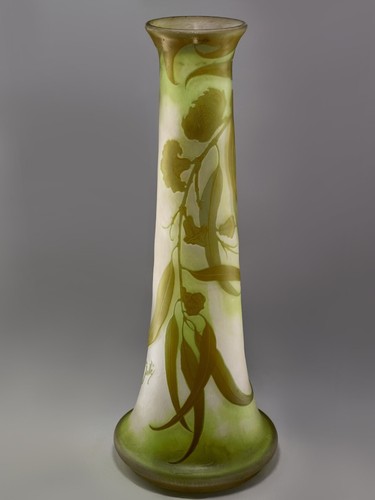 Très grand gallé vase - très,