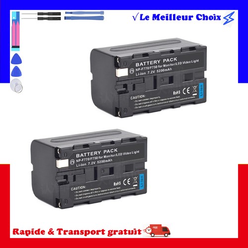 Batterie pour sony f970 - 2x,
