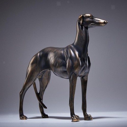 Statue chien lévrier - de,