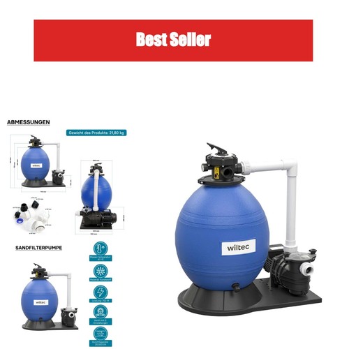 Filtre sable piscine wiltec - filtre,