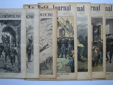 LOT  7 N° OLD MAGAZINE PETIT JOURNAL MONTAGNE CHASSEURS ALPINS ALPES INFANTERIE
