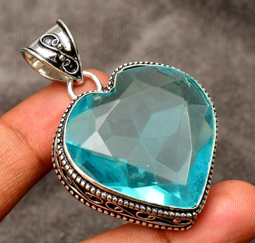Pendentif argent sterling - en,