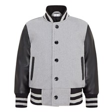 Enfants Gris Laine Varsity