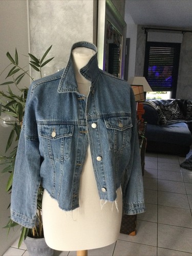 Veste blouson jean courte - veste,