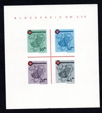 Colonies Françaises Allemagne Rhéno-Palatin bloc n°1 Neuf TB  cote 190 euros !