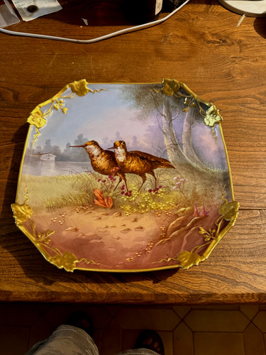 Grand plat porcelaine - grand, de