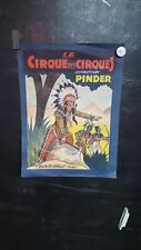 AFFICHE  INDIENS CIRQUE PINDER