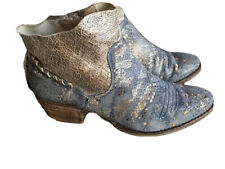 KHRIO splendides bottines de qualite mordore tout cuir 38 quasi neuves Bleu