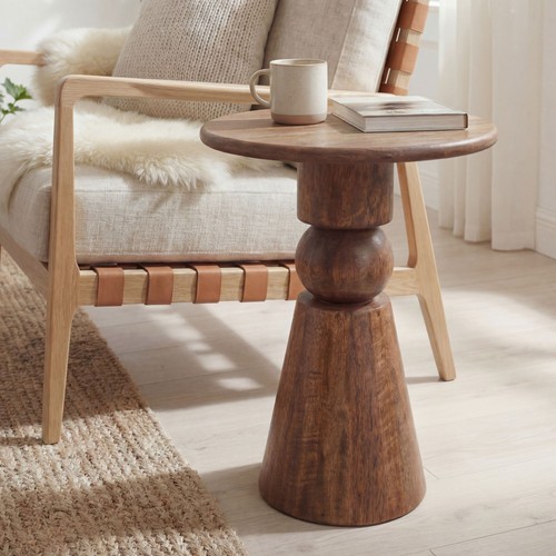 Table appoint bois massif - table,