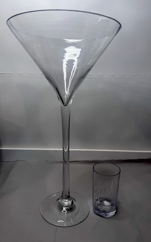 Clear elegant big martini - big,