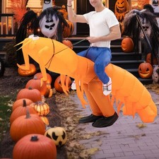 Costume de crevette gonflable