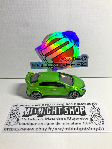 Hotwheels honda civic type - honda,