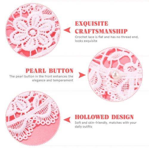 Faux col chemise - chemise, dentelle
