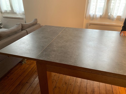 Table manger grise bois - table, à