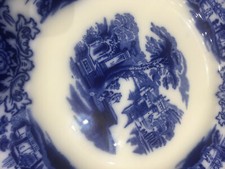 Set 12 Assiettes en porcelaine fine : Paysages Shangaï zen