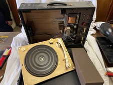 pickup vintage 5 lampes  tourne disque, bras cassé manque vis