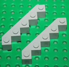 2 x Lego OldGray Brick 5x5