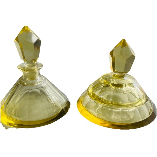 Paire flacons parfum - paire, verre