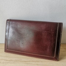 Le Tanneur portefeuille-porte-monnaies en cuir vintage / Réf A427 