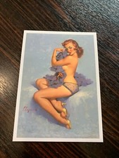Carte postale 15x10 pin - up, tbe
