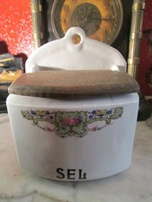 ancien pot boite a sel en