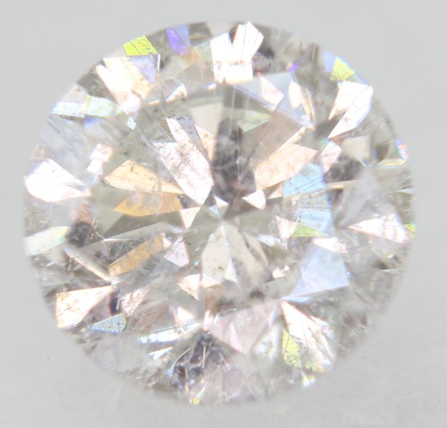 Certifié diamant naturel rond - certifié,